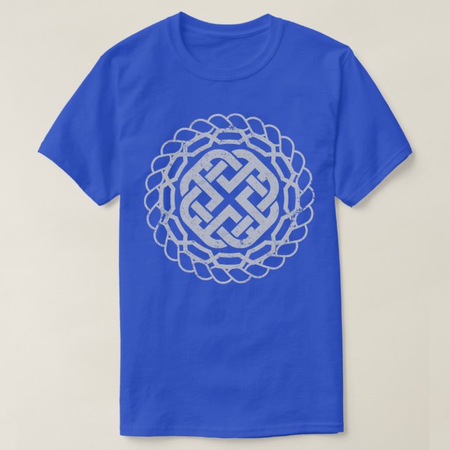 Camiseta Dara Knot Norse Runge Viking Northmen Mythology 2 (Frente do Design)