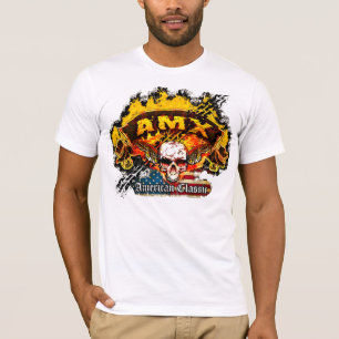 Camiseta Dardo de AMC AMX - crânio da bandeira da