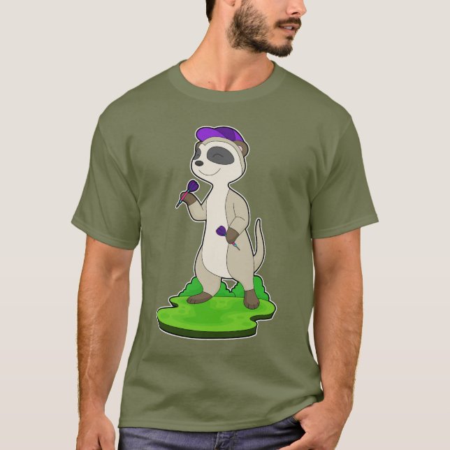 Camiseta Dardo de Darts de Suricata (Frente)
