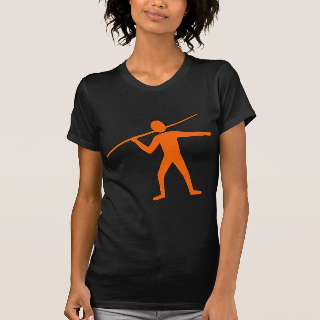 Camiseta Dardo Trower - laranja (Frente)