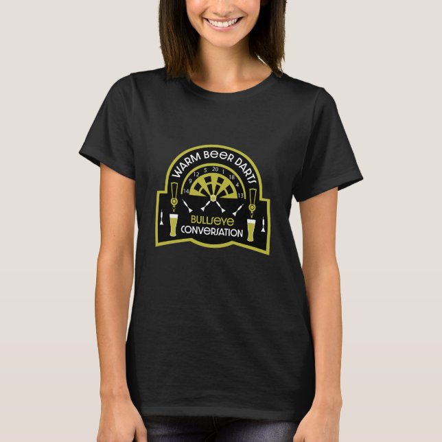 Camiseta Dardos Clássicos de Pub (Frente)