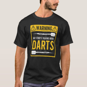 Camiseta Dardos Com Painéis Para Jogadores De Dardos