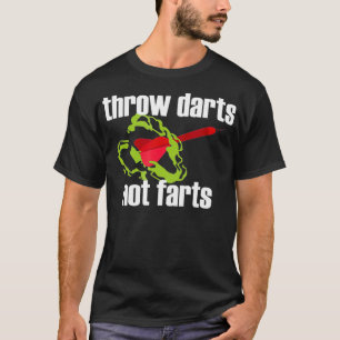 Camiseta Dardos Dardos Jogadores Engraçados Dizendo Dardos