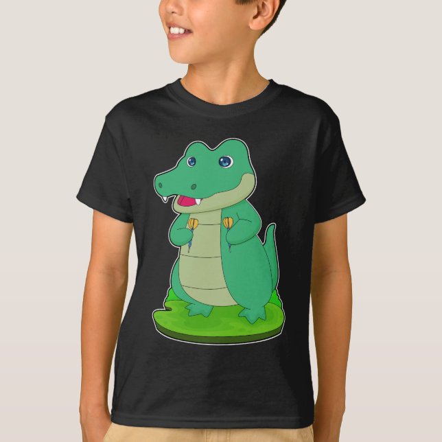 Camiseta Dardos de Crocodilo (Frente)