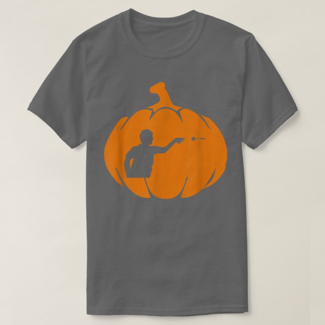 Camiseta Dardos do Dia das Bruxas (Frente do Design)