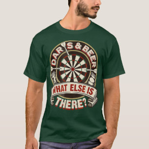 Camiseta Dardos E Cerveja O Que Mais Há Nos Jogos De Bar