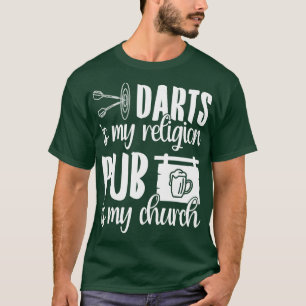 Camiseta Dardos É Meu Pub Religioso É Minha Igreja 1