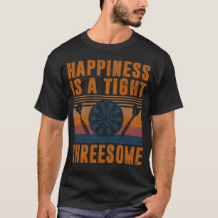 Camiseta Dardos Felicidade Divertida é um Clube Íntimo de T