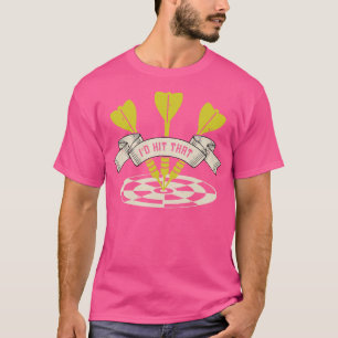 Camiseta Dardos Id Atingiu Esse Bullseye