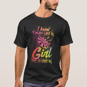 Camiseta Dardos Mulheres Presente Flechas Campo Equipe Joga