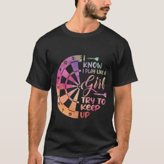 Camiseta Dardos Mulheres Presente Flechas Campo Equipe Joga