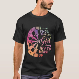 Camiseta Dardos Presente para Mulheres Pontas Equipe Campo 