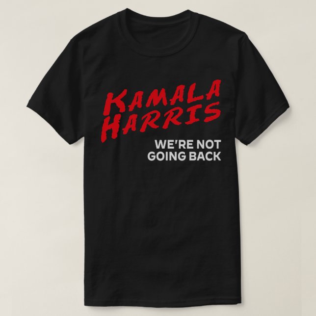 Camiseta DARE Kamala Não Voltava A HARRISWALZ 2024 TS (Frente do Design)