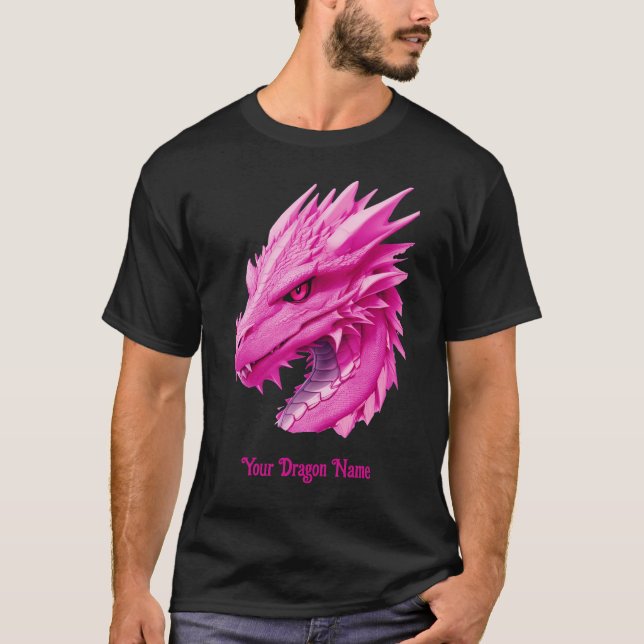 Camiseta Dargon Pink (Frente)