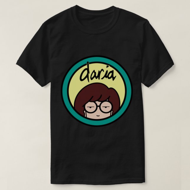 Camiseta Daria - Logotipo clássico do T-Shirt (Frente do Design)