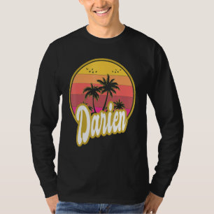 Camiseta Darien Georgia Beach Retro Sunset