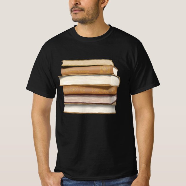 Camiseta Dark Academia Antique Books (Frente)