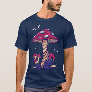 Camiseta Dark Academia Cottagecore Estética Mágica Mushro