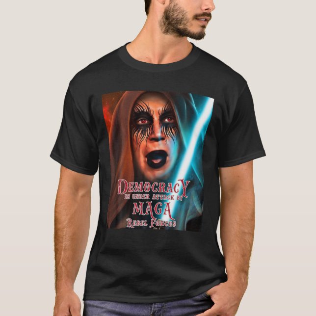Camiseta Dark Brandon Halloween Costume Ascary Trump Republ (Frente)