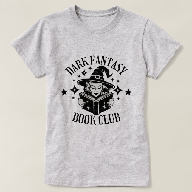 Camiseta Dark Fantasy Book Club (Frente do Design)