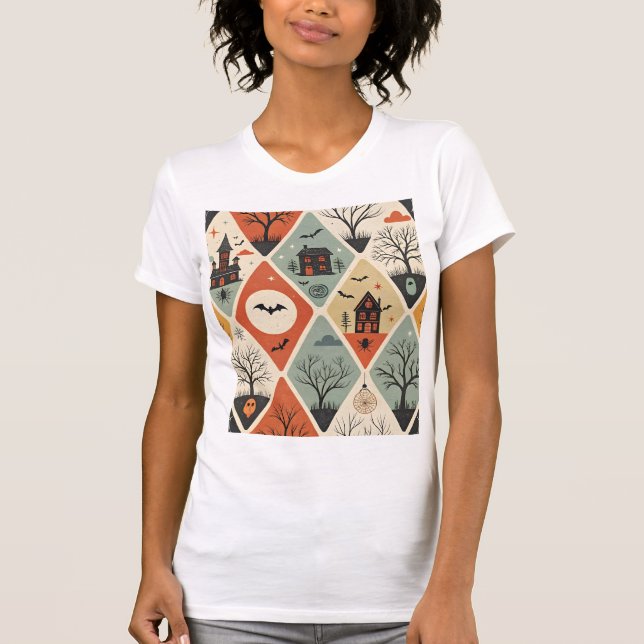 Camiseta Dark ghost pattern (Frente)