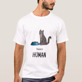 Camiseta Dark Gray Tabby Cat Shirt
