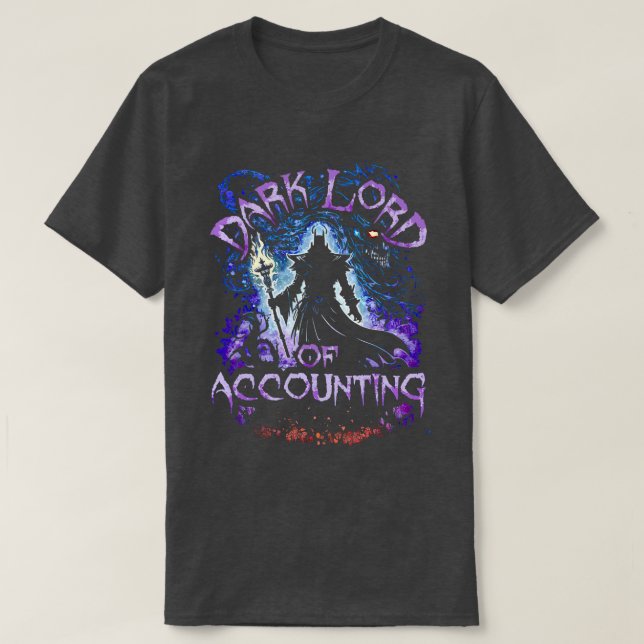 Camiseta Dark Lord Accounting (Frente do Design)