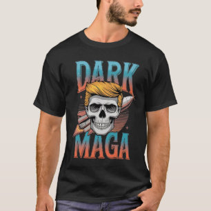 Camiseta Dark Mega 2024 Usa Trump Halloween Costume Funny S