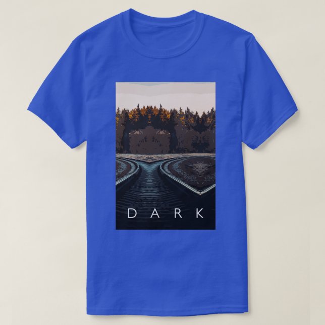 Camiseta Dark On the Railroad (Frente do Design)