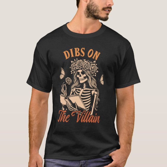 Camiseta Dark Romance Smut Reader Villain Lover Dibs No (Frente)