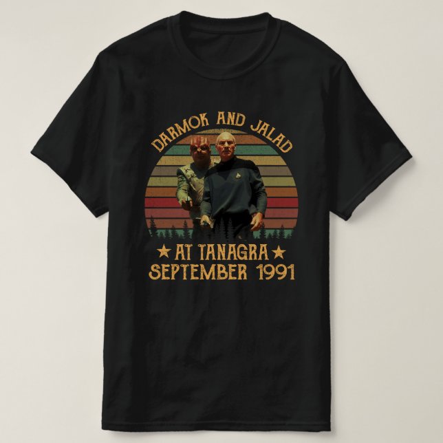 Camiseta Darmok And Jalad At Tanagra September 1991 (Frente do Design)