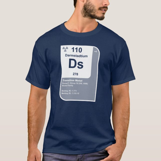 Camiseta Darmstadtium (Ds) (Frente)