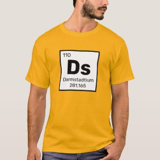 Camiseta Darmstadtium / Mesa Periódica - T-Shirt Elemento D