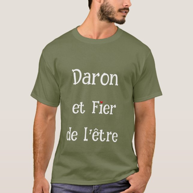 Camiseta Daron et fier de (Frente)