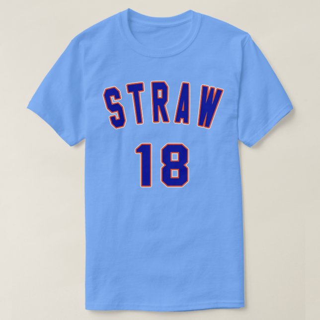 Camiseta Darryl Strawberry 18 1988 Style Jersey (Frente do Design)