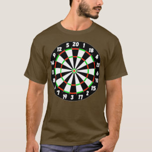 Camiseta Dart Alvo dos Jogos de Seta de Conselho de Olhos d