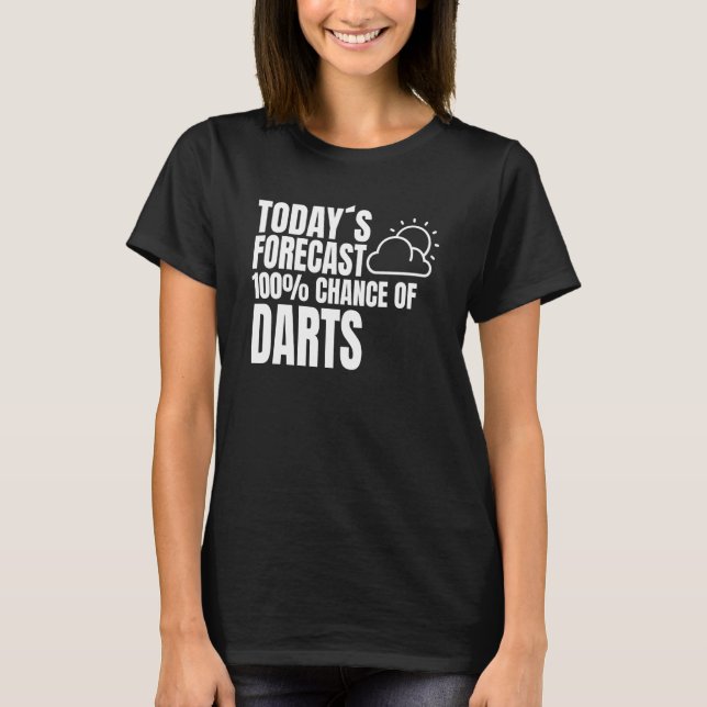 Camiseta Dart board dart arrow darts tournament darts sayin (Frente)