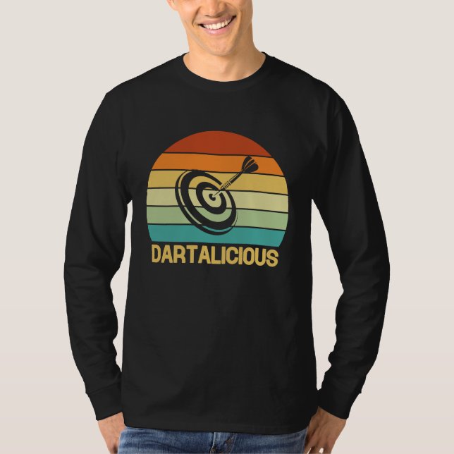Camiseta Dart Board Dartalicious Bullseye Dar for Teams (Frente)