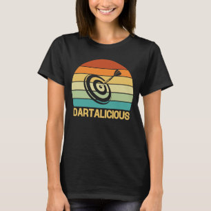 Camiseta Dart Board Dartalicious Bullseye Dar para Equipes