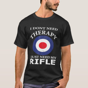 Camiseta Dart - Bullseye engraçado dizendo marinho do Exérc