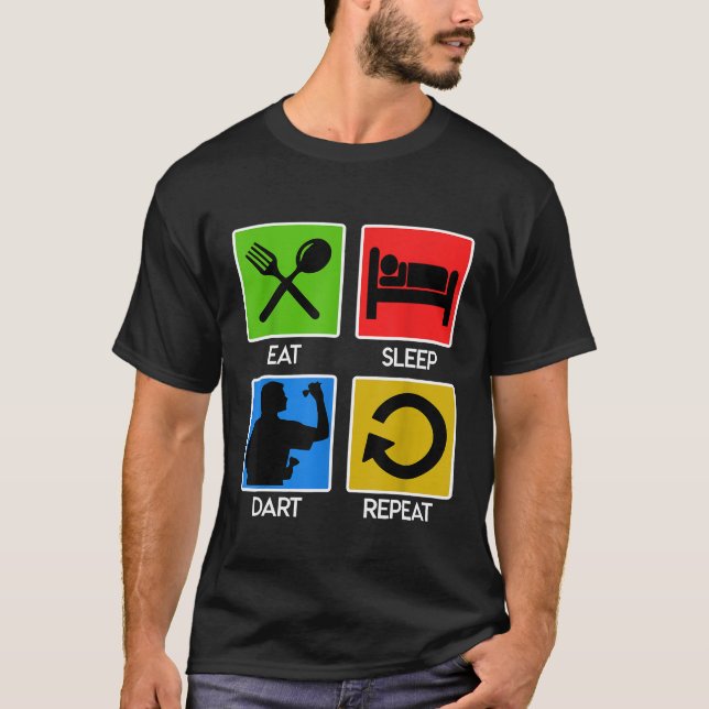 Camiseta Dart - COMA A REPETIÇÃO DE SONO (Frente)