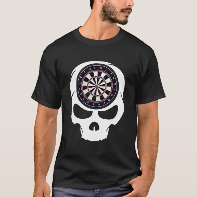 Camiseta Dart dardos 180 3D campeão desporto clube (Frente)
