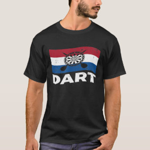 Camiseta Dart - Dart Dutch Flag Netherlands Dartplayer 180