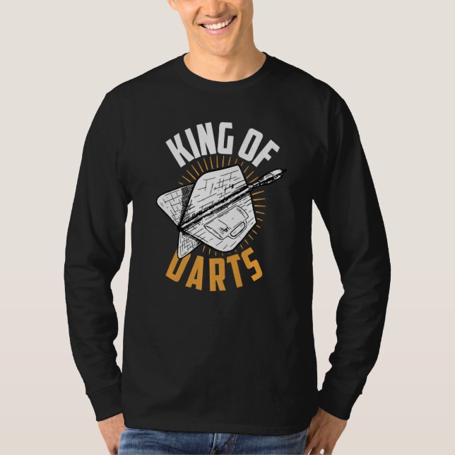 Camiseta Dart Darts Player King Of Dats (Frente)