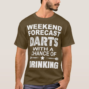 Camiseta Dart de Previsão do Fim de Semana com Oportunidad