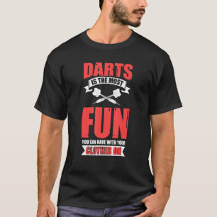 Camiseta Dart É O Mais Divertido Com Roupas Na Liga Dart P