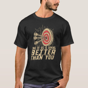 Camiseta Dart Player Darts Atingindo Melhor Que Você