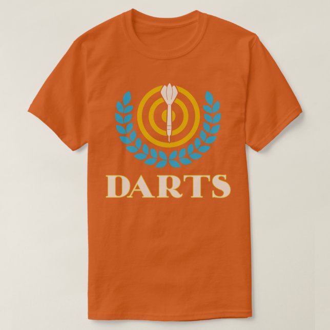 Camiseta Dart Sport Club Dartboard Arrow Sport Dart 45 (Frente do Design)