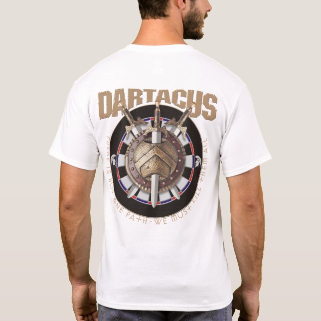 Camiseta Dartacus arremessa a equipe (Verso)