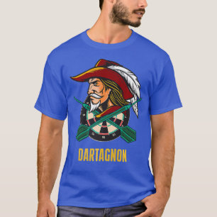 Camiseta Dartagnan - Mosqueteiro Dart - Dardos Engraçados -